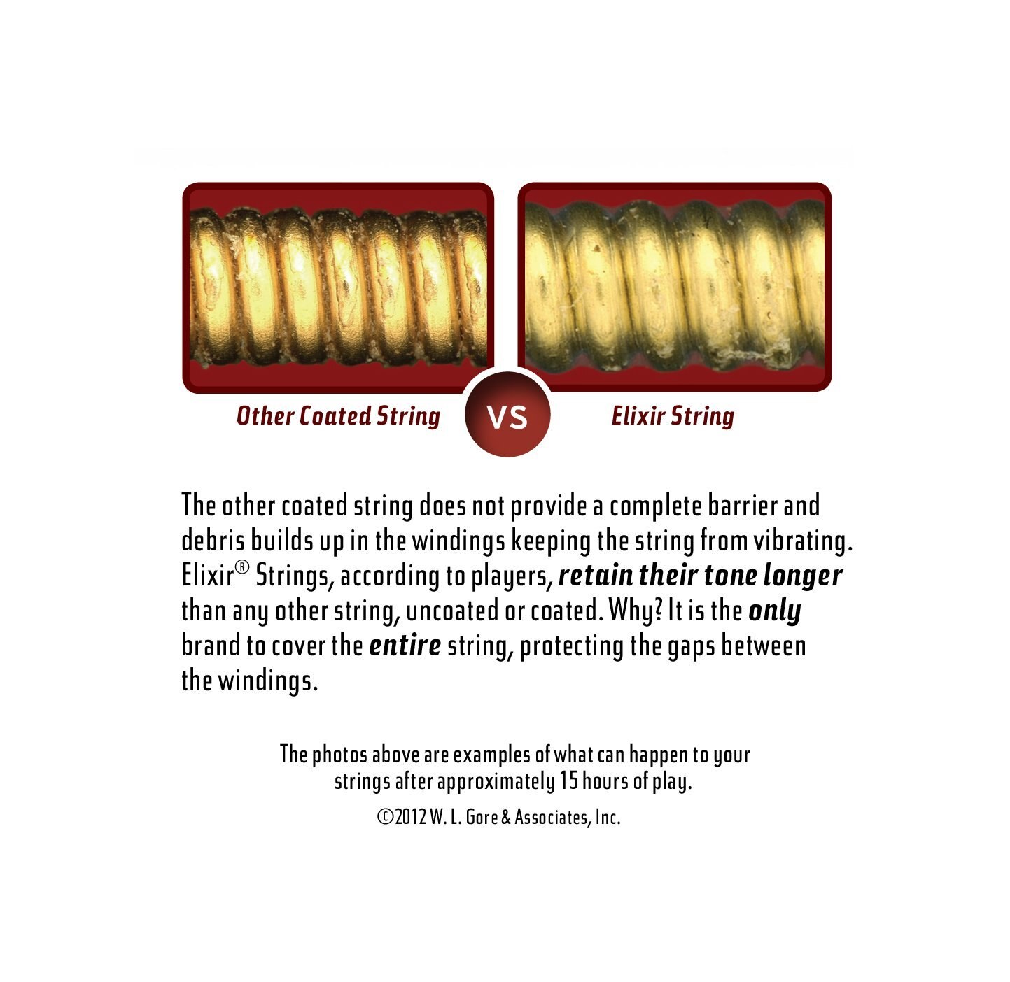 Elixir Original Strings 11077 Nanoweb 80/20 Acoustic Guitar Strings .012-.056 Medium Light