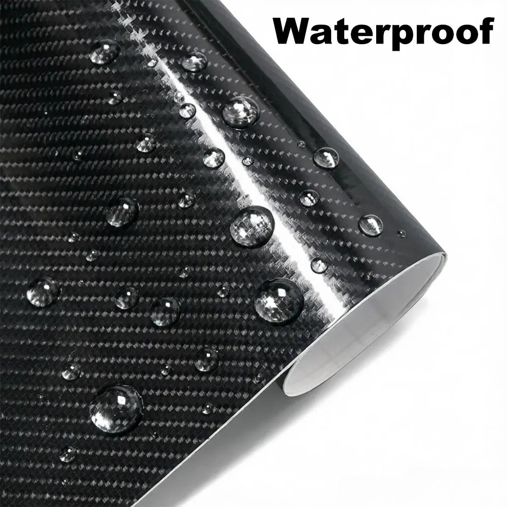Car Film Covering 2D 3D 4D 5D 6D Glossy Carbon Fiber Wrapping Vinyl Film Auto Motorcycle Waterproof PVC Foil Car Accessories