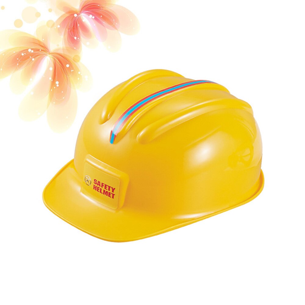 1pc Kids Engineering Cap Stylish Simulation Engineering Cap Kids Engineering Hat Kids Construction Hard Hat Role Play En