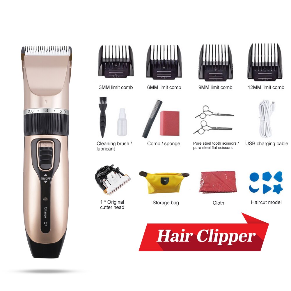 Low-noise Electrical Dog Hair Trimmer Pet Hair Clipper Electric Scissor Clipper Grooming Clippers