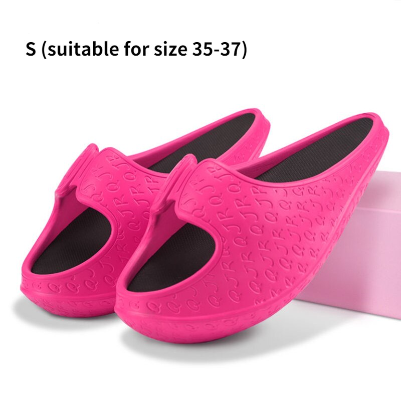 Masajeador de celulitis, zapatillas para perder peso, masajeador de pies para adelgazar el cuerpo, masajeador de piernas, zapatos de celulitis, masaje de pantorrilla: Rosa