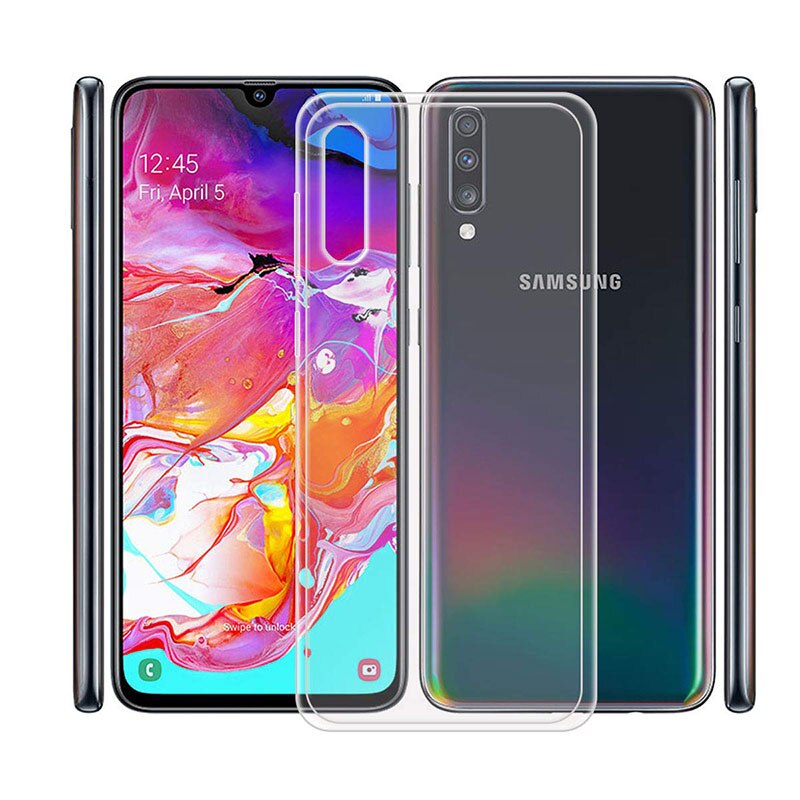 Telefoon Gevallen Voor Samsung Galaxy A50 SM-A505G A70 Back Covers Soft Tpu Ultra Dunne Transparante SamsungA50 GalaxyA70