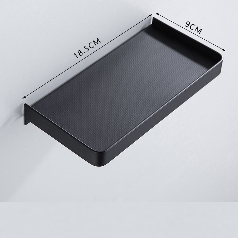 Saqu Essential toiletrolhouder met planchet RVS