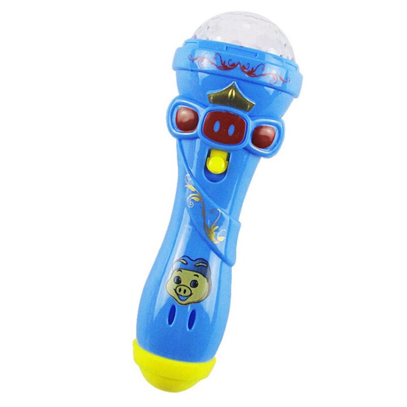 Flash Of Light Microphone Glowing Luminous Star Rod Singing Music Shine Portable Funny LED Toys For Children