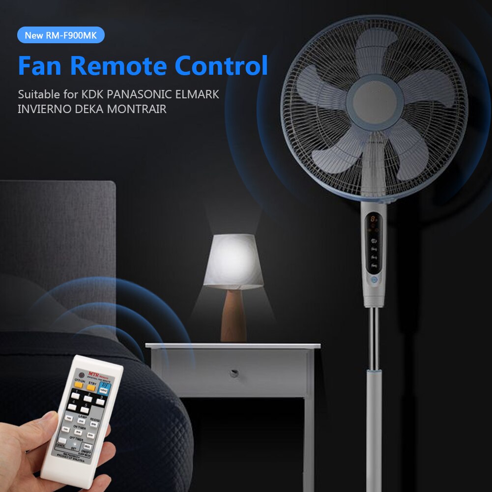RM-F900MK Universal Fan Remote Control for KDK PANASONIC ELMARK INVIERNO DEKA MONTRAIR PEGENCY ALA