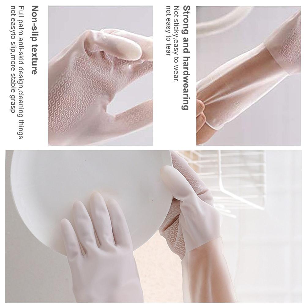 1 paire cuisine vaisselle lavage gants ménage vaisselle gants caoutchouc gants pour laver les vêtements nettoyage gants pour la vaisselle