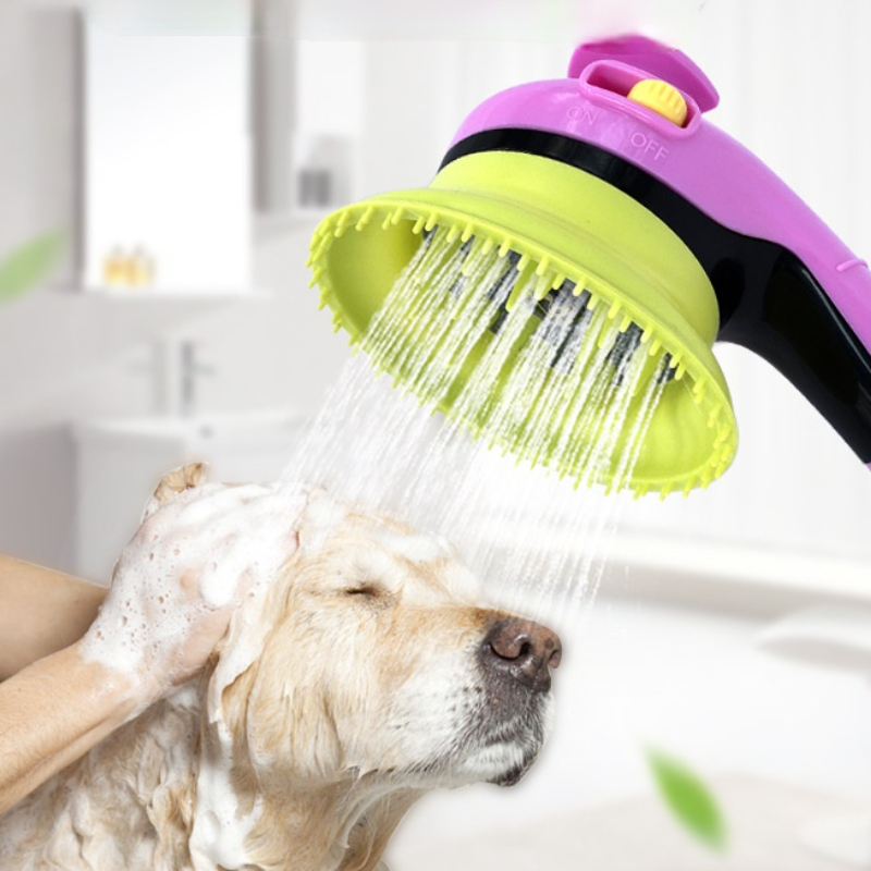 Huisdier Douchekop Bad Borstel Honden Katten Douche Kam Huisdier Wassen Supply Accessoires Sprinkler Dier Hond Wassen Massage Douche