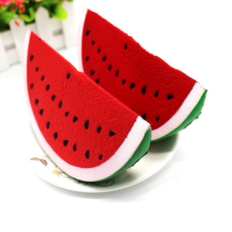 Carino lento Aumento Morbido jumbo Anguria Frutta Profumato Pannello Spremere Giocattolo Decorazione FAI DA TE per Bambini di Età fatica sollievo Giocattolo Divertente Regali