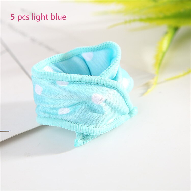 1/ 5/ 10 Pcs/Set Hair Curlers Soft Sleep Pillow Hair Rollers Best Flexible Foam And Sponge Magic Hair Care Diy Hair Styling Tool: 5 pcs light blue