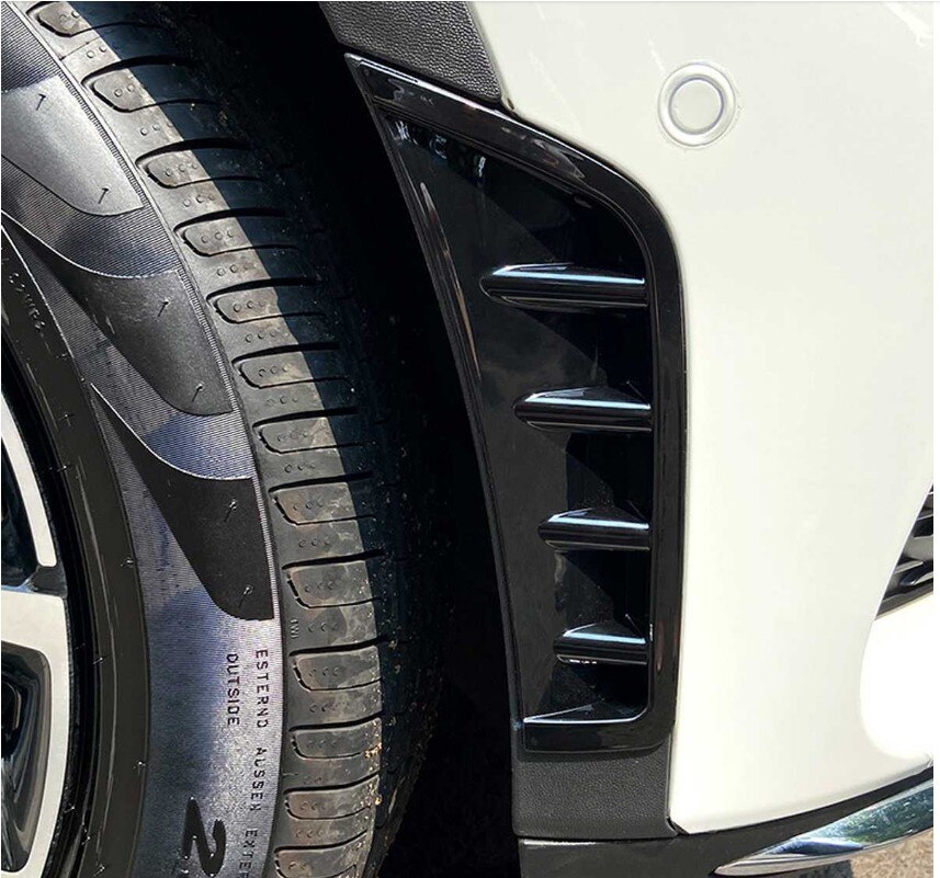 Front Bumper Side Air Vent Splitter Spoiler Canard For Mercedes GLC X253 Class GLC43 GLC63 GLC260 GLC300 + Styling Moulding