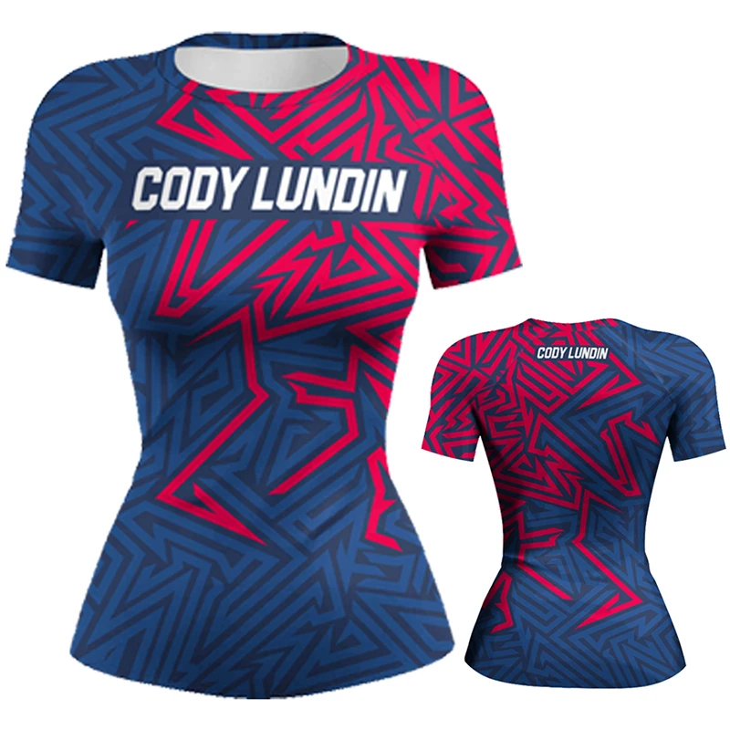Camiseta de compresión Rashguard para mujer, anime de película, gimnasio, culturismo, yoga, delgada, serrée, Y-dehors, boxe, MMA