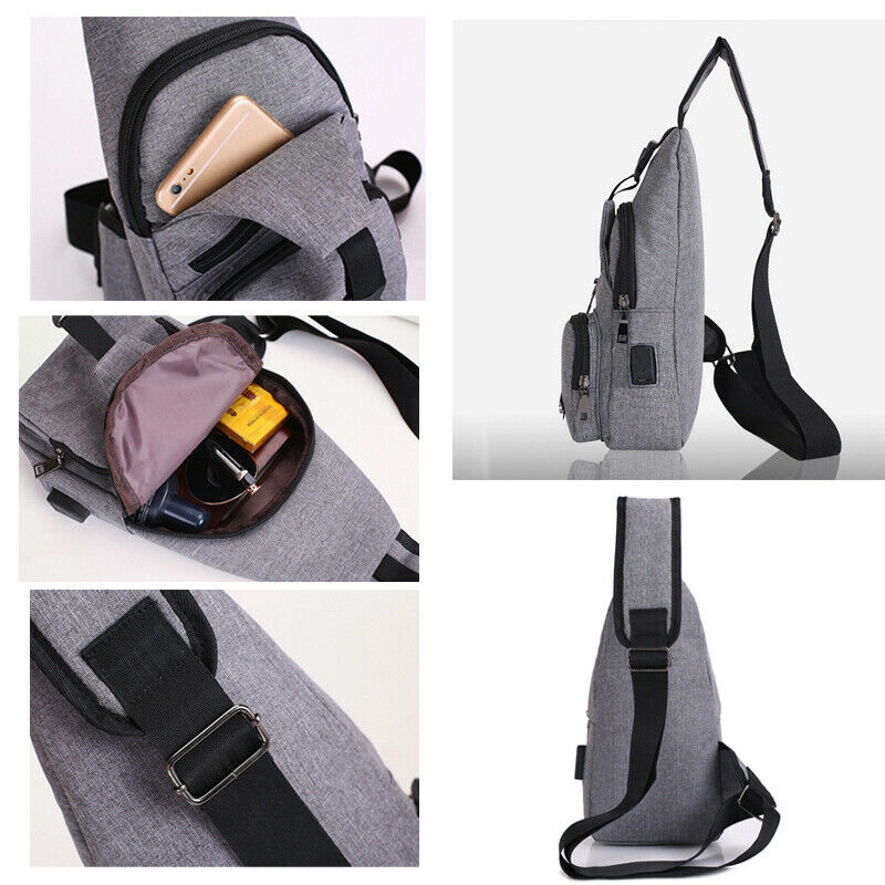 Bolsa de cintura de nylon, bolsa crossbody, esportiva, para atividades ao ar livre, para viagem, piquenique, de lona