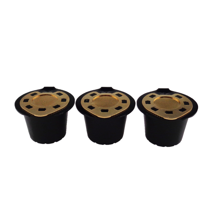 Reusable Coffee Capsule For Nespresso Plastic Reusable Capsule Refillable Compatible with Nescafe Refill Cup
