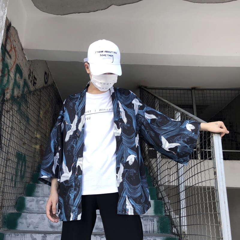 Women kimono man yukata female unisex haori obi Japanese kimono traditional matching couple outfits japanese clothes 10476