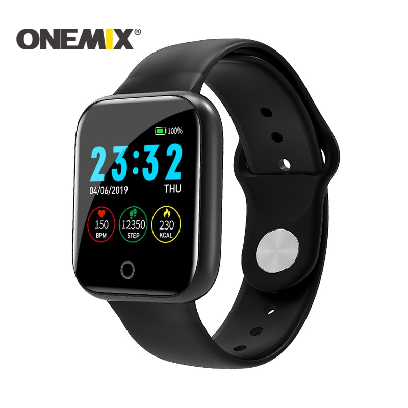 Onemix Outdoor Waterdichte Smart Sport Horloge IP67 Gezondheid Recorder Fitness Armband Bluetooth Gecontroleerd Tracker Stappenteller