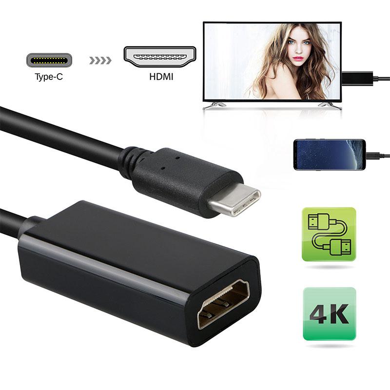 USB-C Type-C Naar Hdmi Hdtv Adapter Kabel Voor Samsung S9 S8 Note 8 Macbook