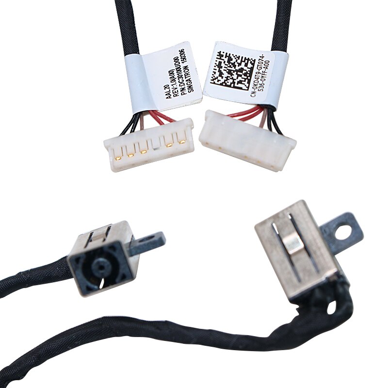 thumbnail interactive-video image 1 of AC DC Power Jack Charging Port For Dell Inspiron 15 5558 P51F001 Laptop – KD4T9 1 of 3