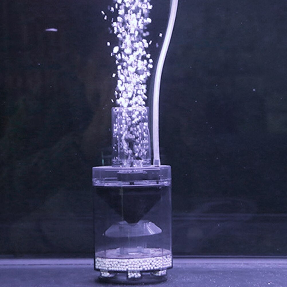 Colector de excrementos de peces, herramienta de limpieza de acuario con filtro automático, recolector de residuos de pecera, 1