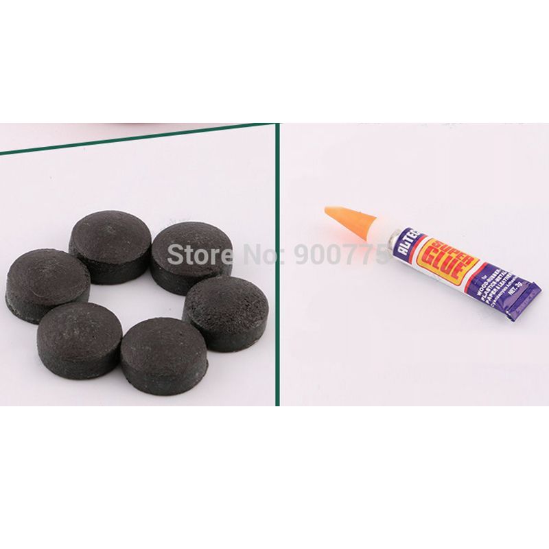 Stecca da biliardo riparazioni kit Economico spunto strumenti di riparazione/Consiglio plasmatore + Colla + file + 6spunto punte + 6 ghiera in accessori da biliardo