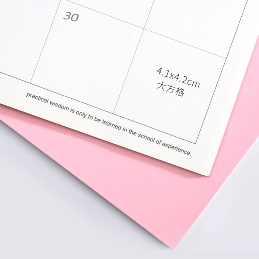 Cute Kawaii Notebook Cartoon Lovely Diary Journal Planner Notepad for Notebook with calendar 48 Sheets