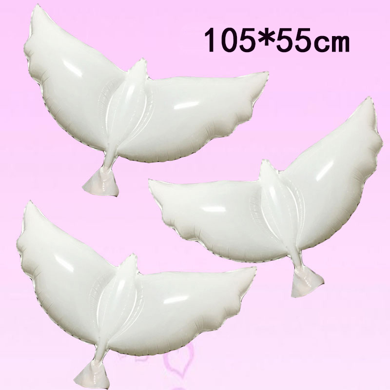 White Dove Balloons Wedding Party Decorations Flying Peace Dove Peace Bird Marriage Helium Balloon Bride And Groom Decor