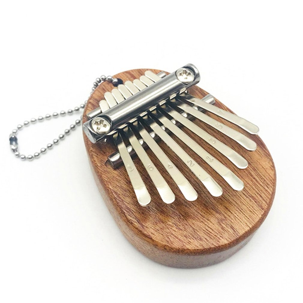 8 clave Mini Piano de pulgar Kalimba de madera de exquisito dedo pulgar Piano Marimba accesorio para instrumentos musicales de Año: Default Title
