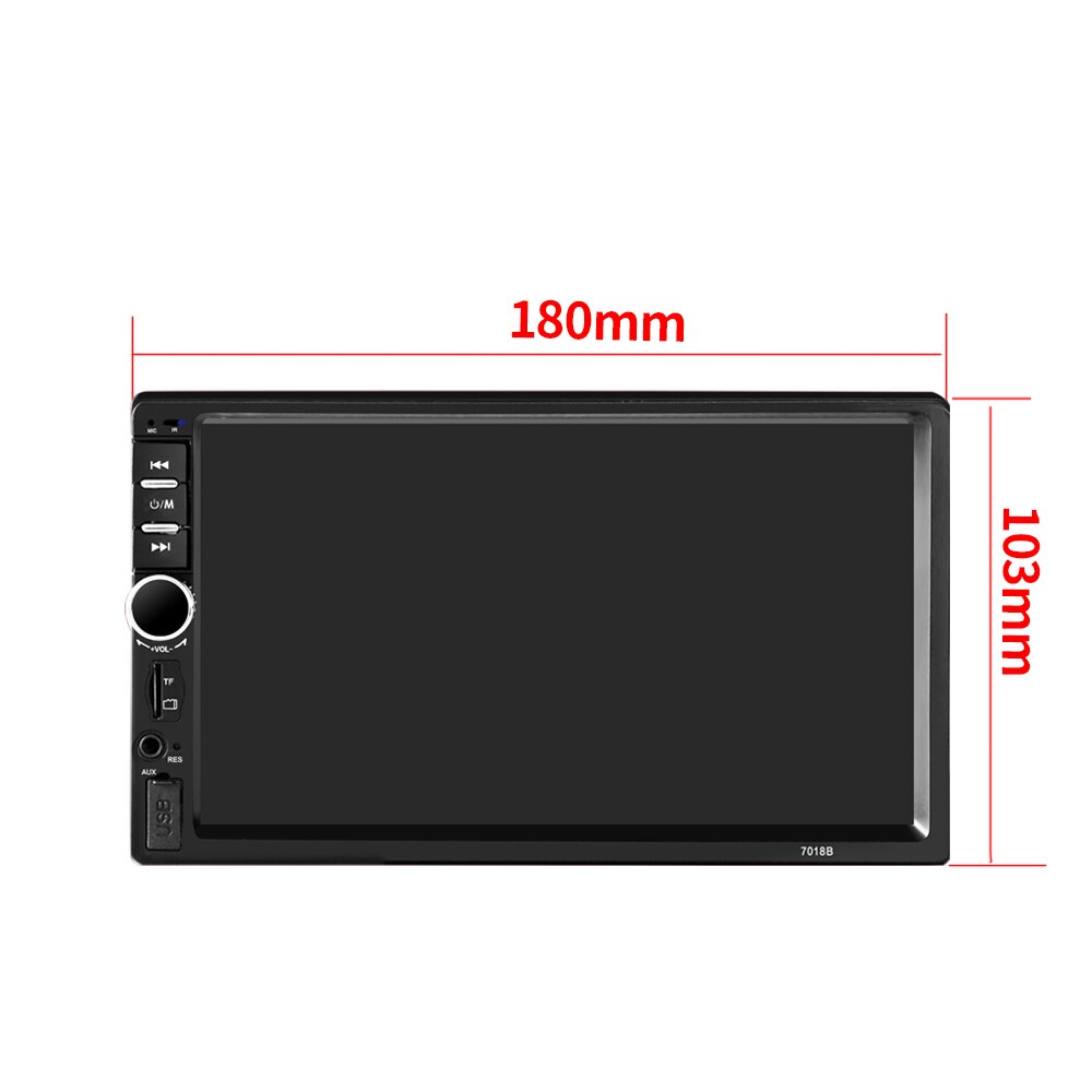 DeckYard 7018B Double 2 Din Car Video Player 7 inch Touch Screen Multimedia player MP5 Player USB FM Bluetooth Car MP5 Player