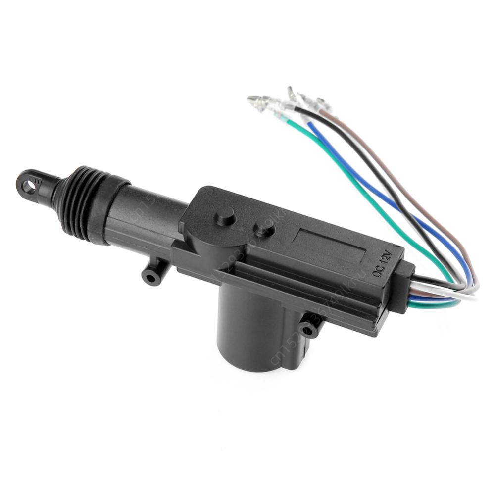 Kit de Motor de cerradura Central de 5 cables para puerta de coche, actuador de sistema de bloqueo Central remoto para vehículo, sistemas de alarma para coche, 12V