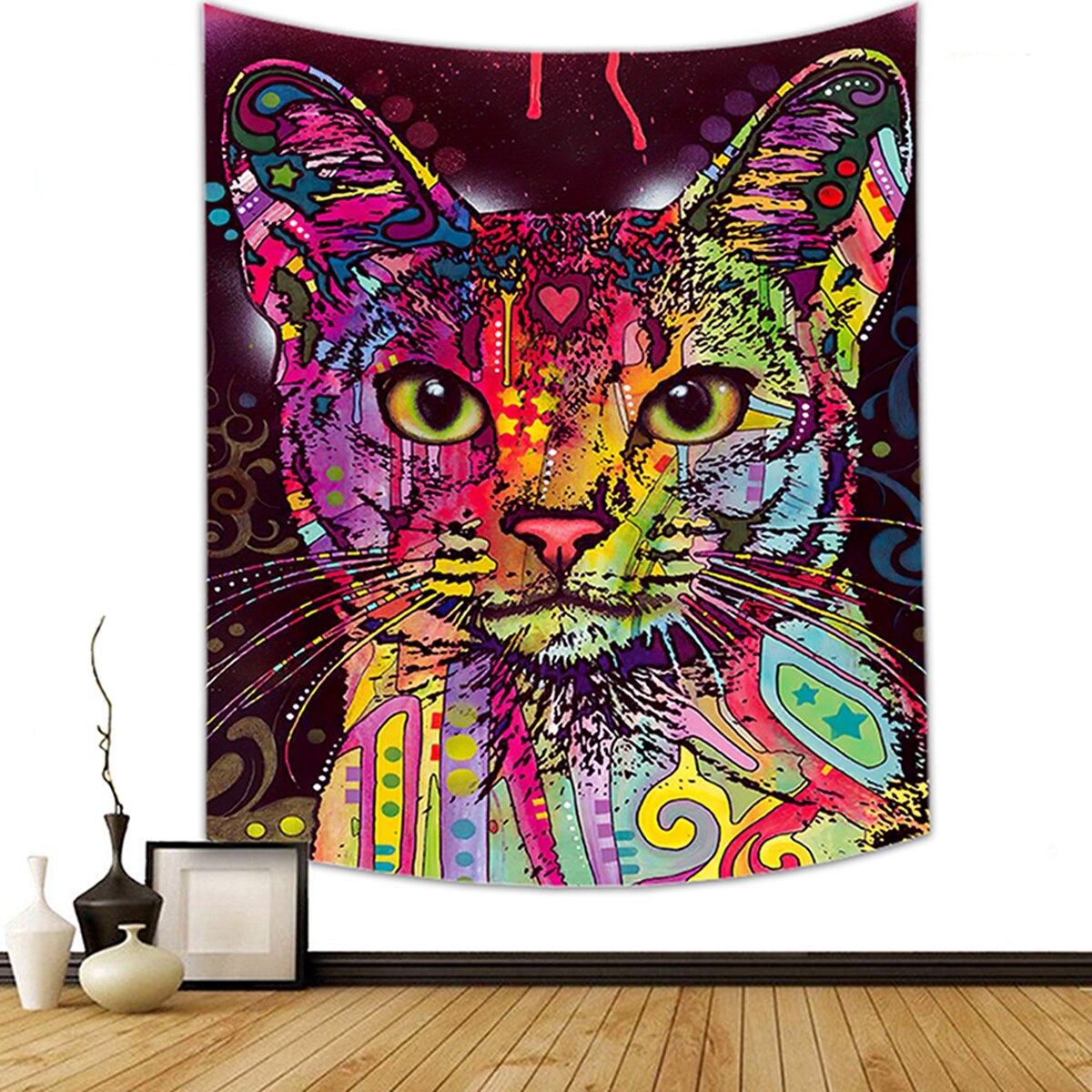 Wandtapijt voor slaapkamer esthetische zon hand 200x300cm wandtapijt muur opknoping sprei picknick laken muur decor deken muur kunst hippie decor voor feest muur woondecoraties 78x118 inch K4141