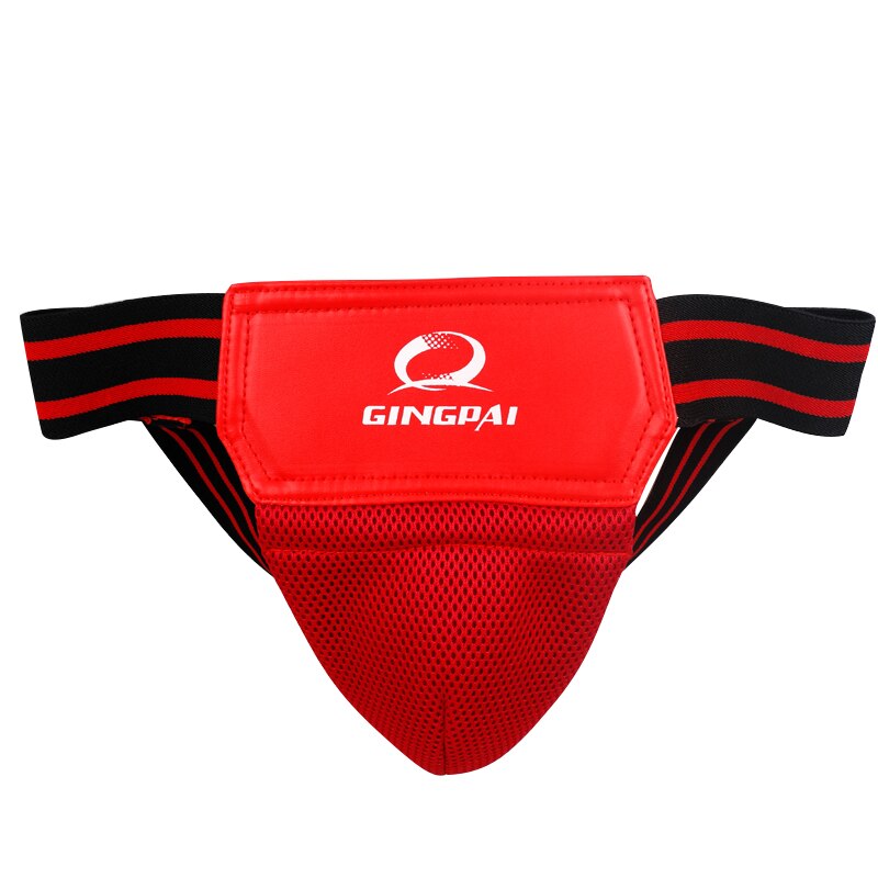 Hurtownia S/M/L dorosły mężczyzna czerwony MMA ochraniacz krocza TKD karate osłona na krocze mężczyźni ochraniacz pachwiny ochrona jockstrap: Czerwony / M 150 to 170cm