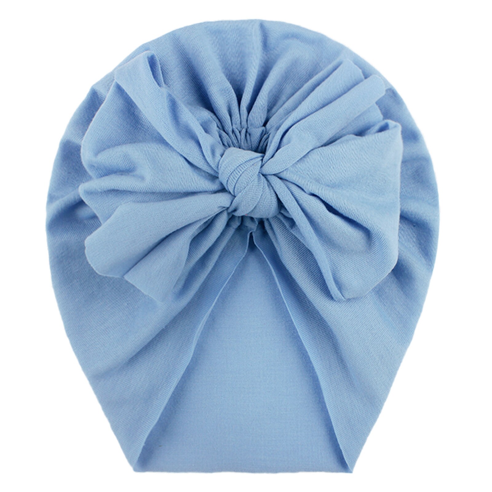 Baby Stuff Accessories Baby Girl Hat With Bow Knot Infant Beanie Solid Big Bowknot Cap For Girls Kid Hats 1PC Warm Cap 0210: G