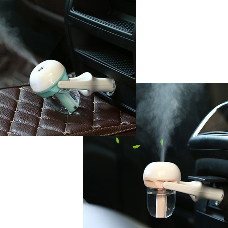 Mini Car Humidifier Air Purifier Filter Home Allergies Smoke Dust Deodorization Mold Pollen Air Cleaner for Bedroom