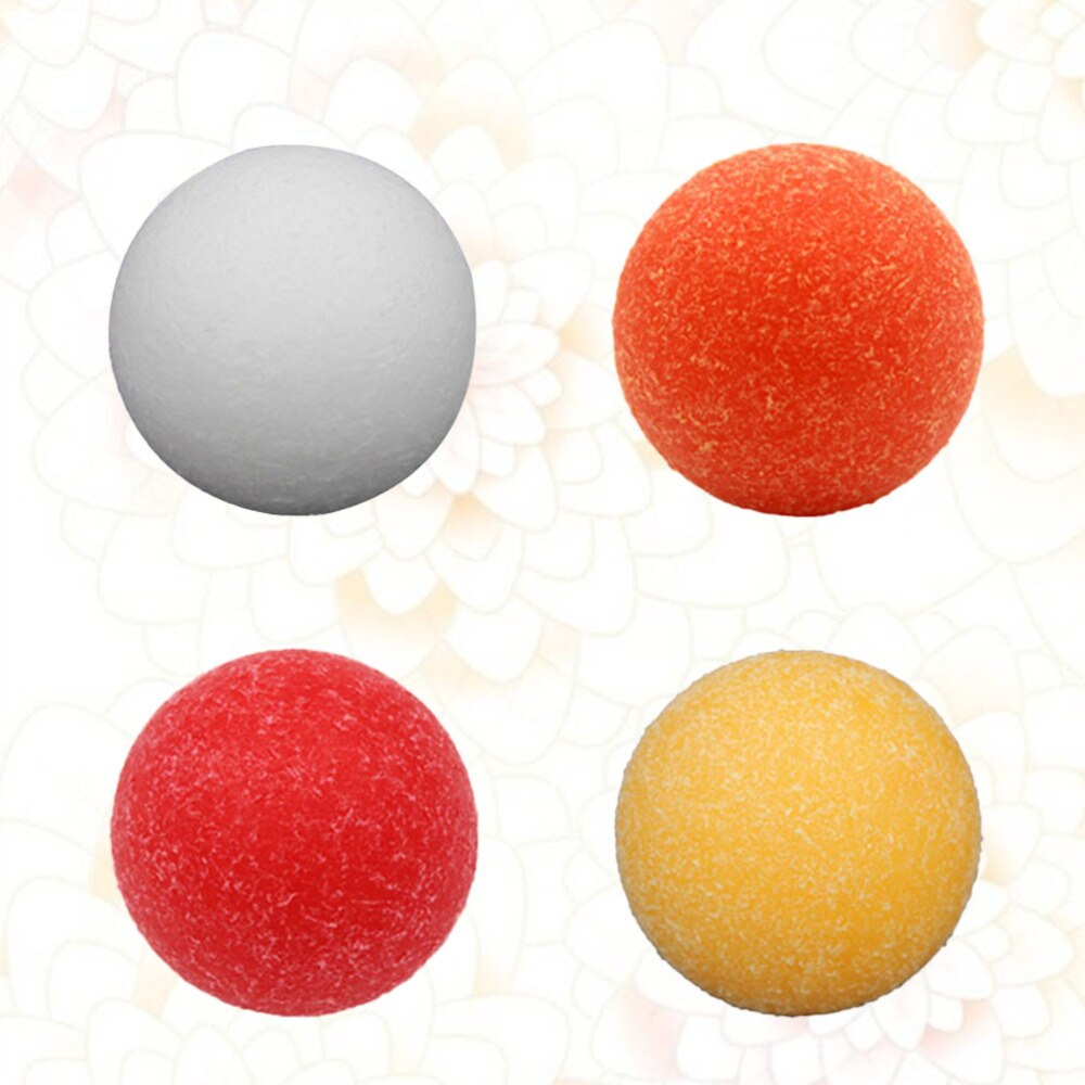 4pcs Table Football Ball Durable Delicate Tabletop Soccer Ball Tabletop Plastic Soccer Game for Outdoor