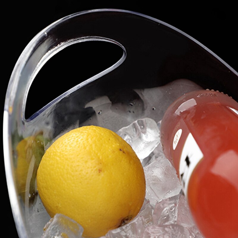 Transparent Ingot Ice Bucket Champagne Red Wine Acrylic Beer Bucket