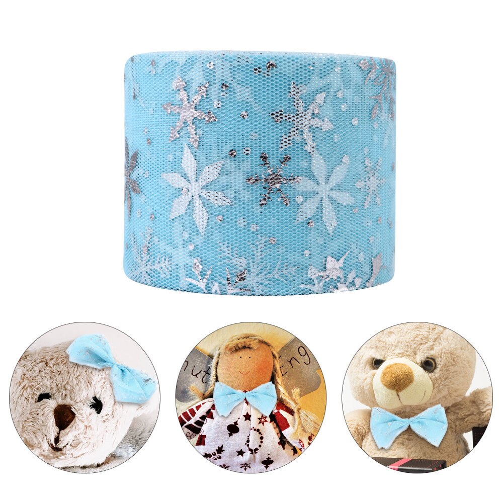 1 impostato Scintillante Garza Rotolo di Avvolgimento Rotolo di Garza per la Festa Di Natale