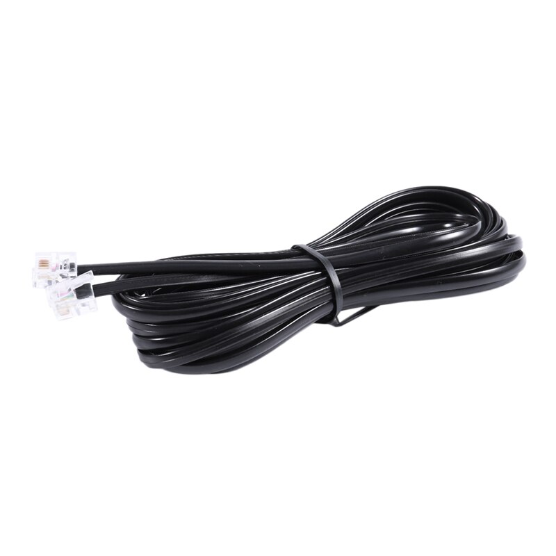 RJ11 6P4C Telephone Cable Cord ADSL Modem 5 Meters