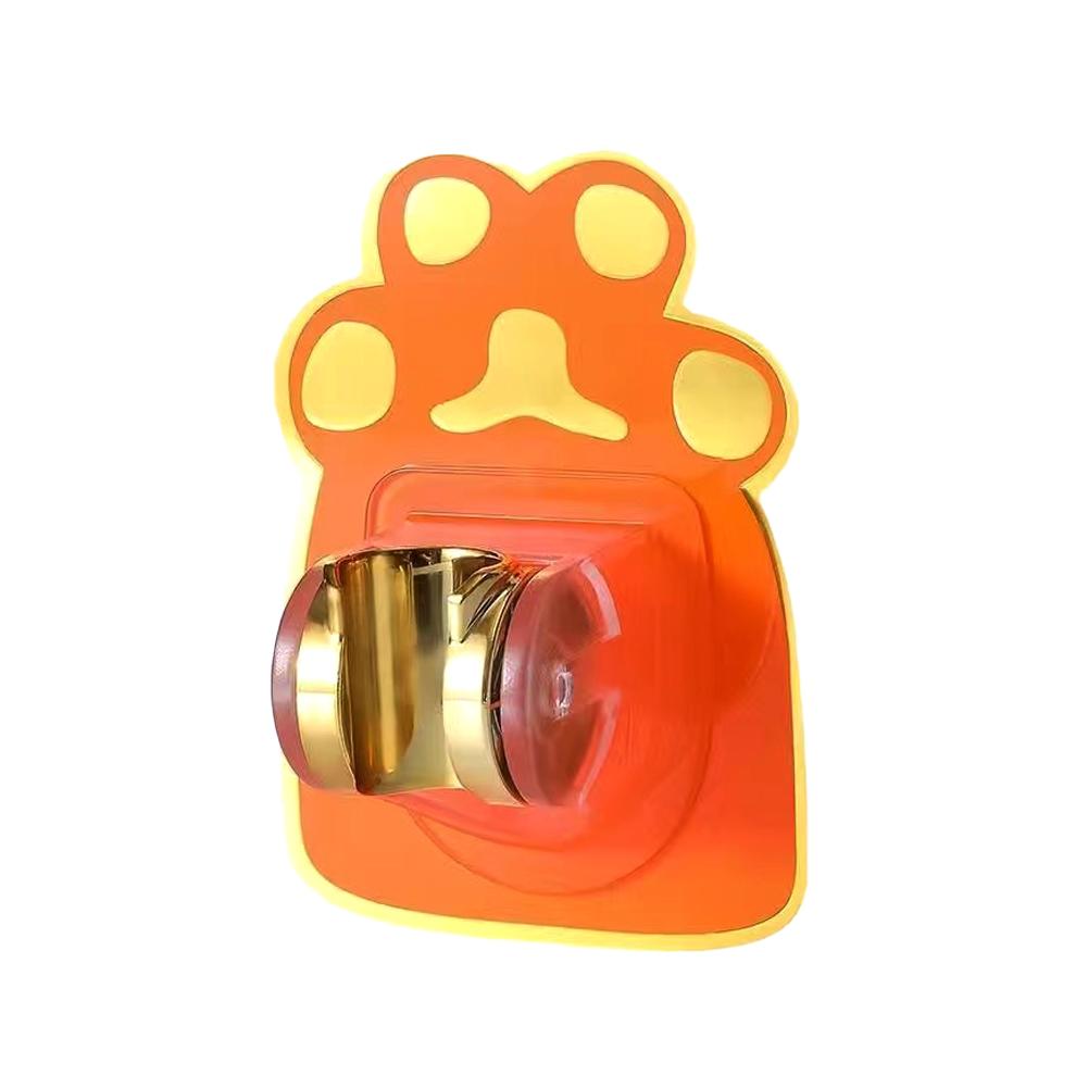 Support mural réglable à 360 ° pour pommeau de douche, pomme de douche en plastique, support de dessin animé, accessoires de douche, Y7A0