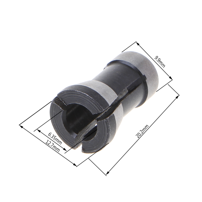 Máquina de corte de mandril de 6,35/8mm fresadora eléctrica JUL14-A de alta precisión: 6.35mm