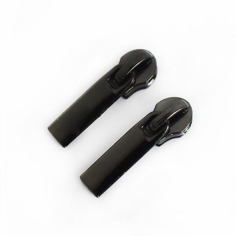 30 sztuk Meetee 6/8mm suwaki Zipper dla 3 #5 # nylonowe zamki błyskawiczne dół kurtki kieszeń Zip głowy torba zamki zestawy naprawcze DIY akcesoria: ZT140-GunBlack-No3