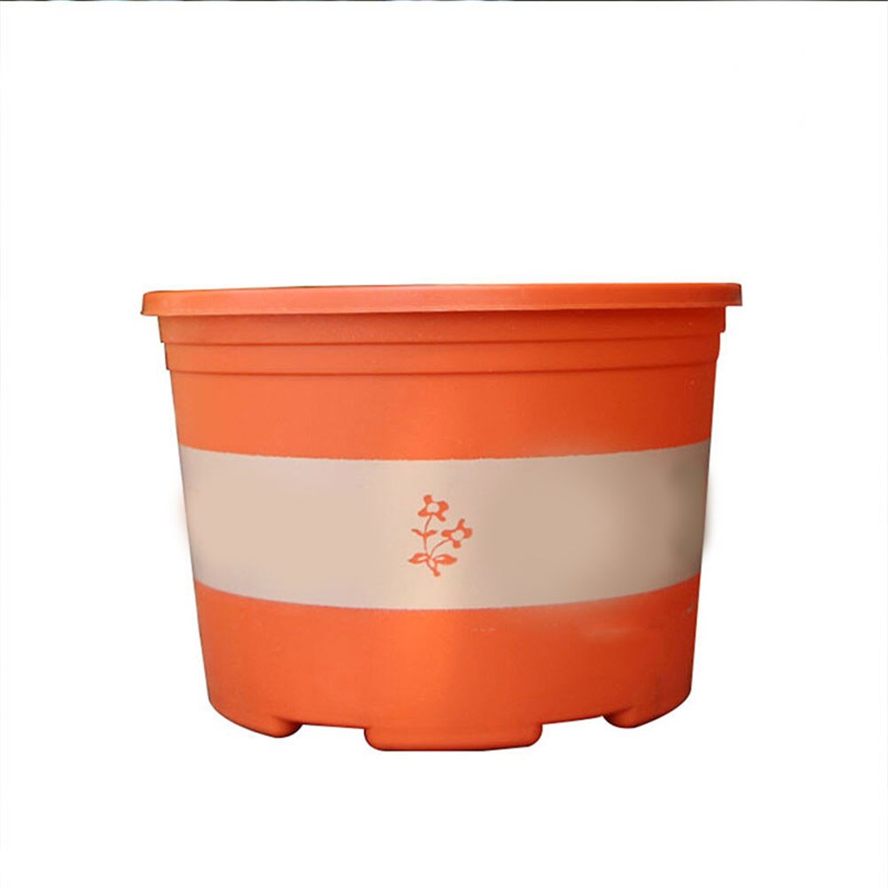 Stor rund kort blomkruka kontroll rot roskruka plantering plantor förtjockning plast blomkruka 11 x 10 x 9cm