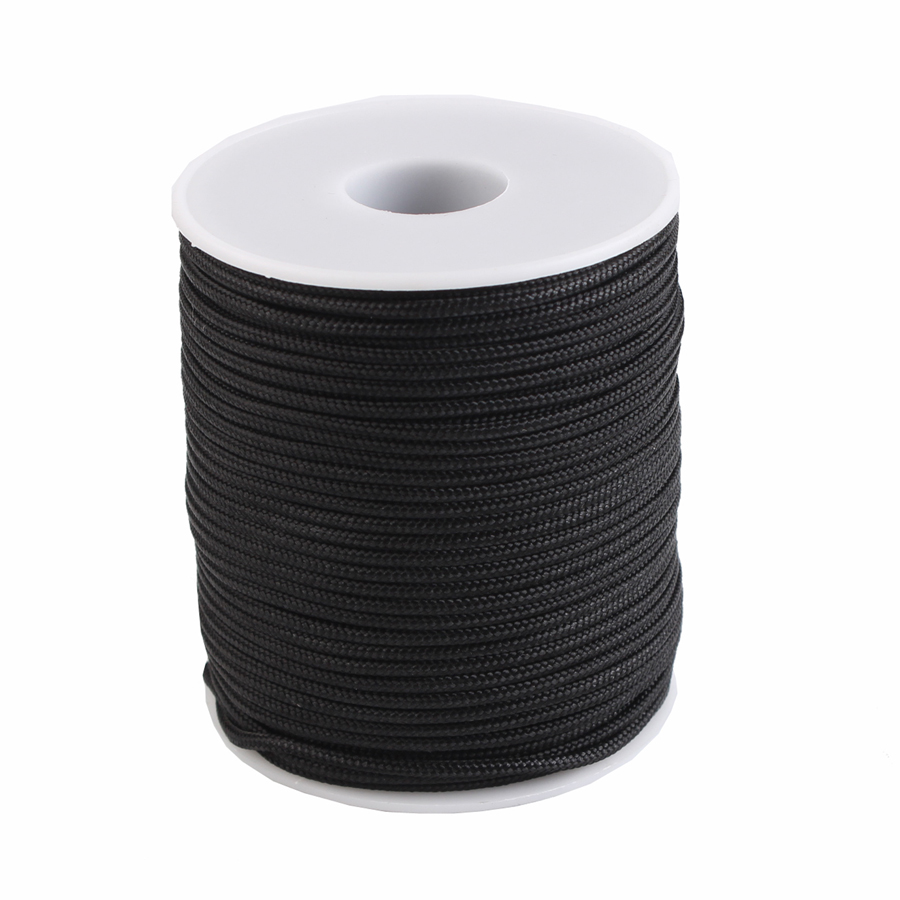 GEGEDA 2mm Paracord One Strand Core Paracord For Survival Parachute Cord Lanyard Camping: Red