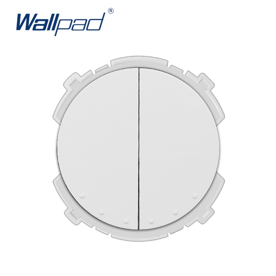 Wallpad 2 Gang Intermediate Wall Light Switch Function Key Only Free Combination