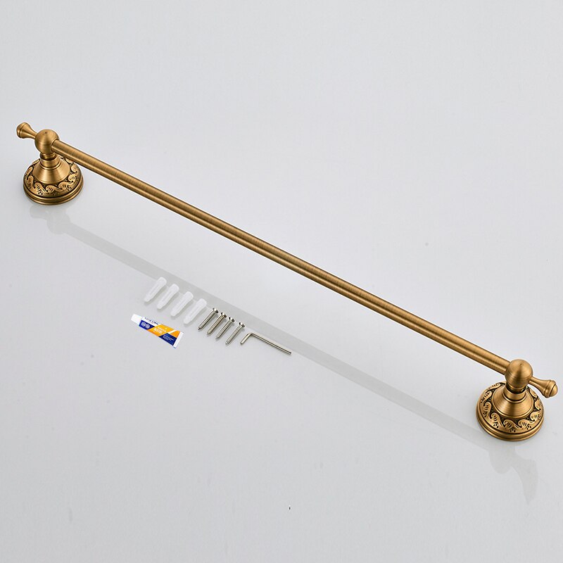 Nail free Towel Holder Antique Brass Bathroom Towel bars Towel Bathroom Accessories