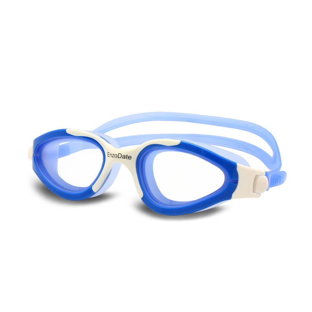 Photochromic Transition Swimming Glasses Swim Goggles Triathlon Anti-Fog UV400 Easy Adjusting Comfortable: Blue
