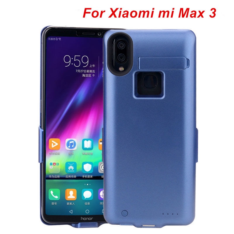 10000 Mah Voor Xiaomi Mi Max 3 Batterij Case Telefoon Stand Mi Max 3 Batterij Cover Smart Power Bank Voor xiaomi Max 3 Charger Case