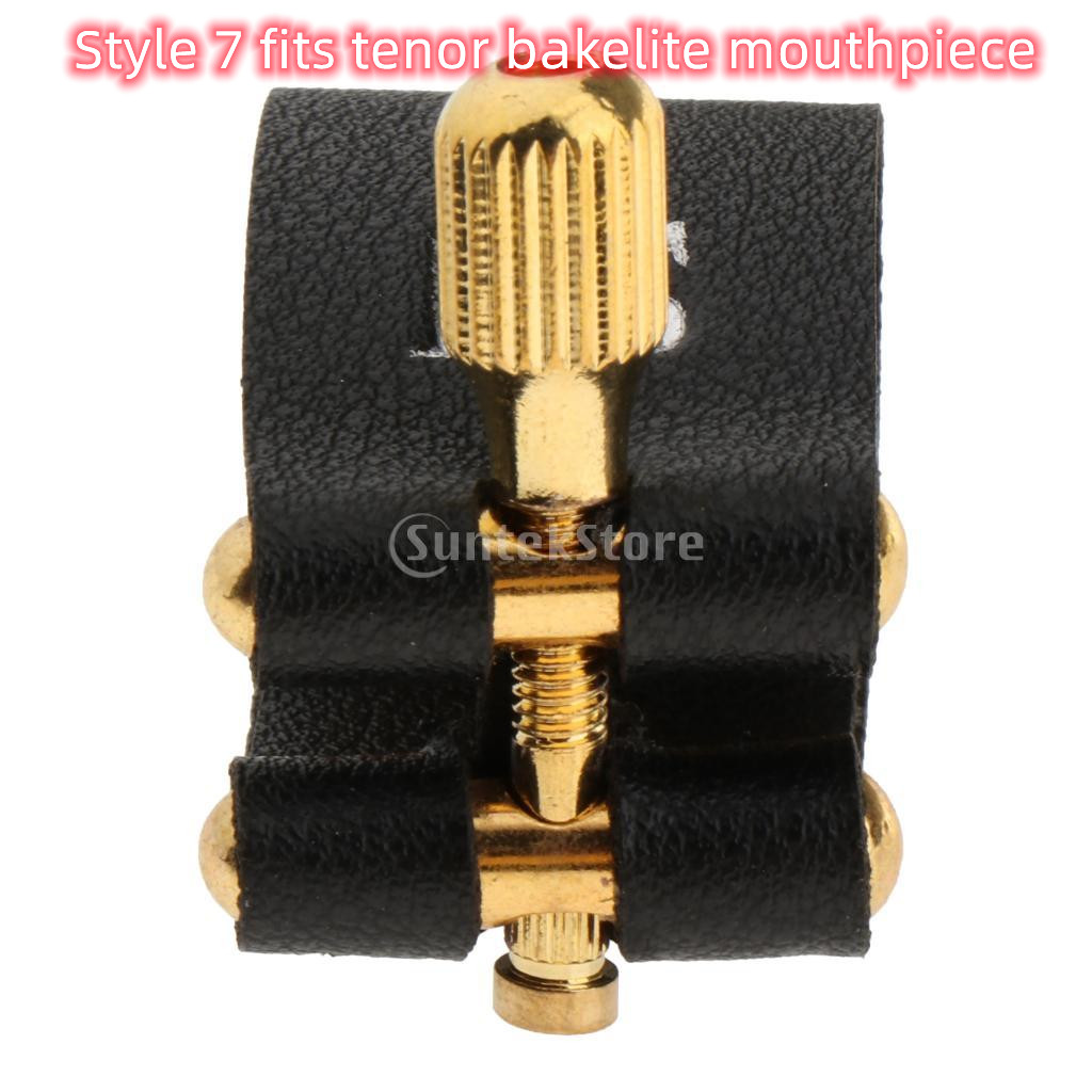 Saxophone Fastener Clip Alto Tenor Soprano Sax Ligatures Fastener Cap for Saxophone Clarinet Bakelite Mouthpiece