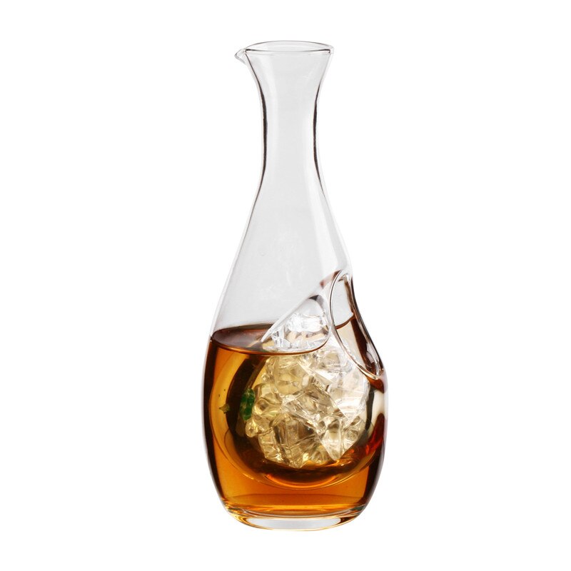 Japan kristall iskolv glas vinflaska hamster bo kylrum hål skull glas öl svalare vin dispenser karaff karaff