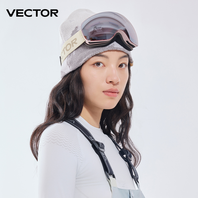 VECTOR OTG gafas de esquí Snowboard mujeres hombres gafas de esquí UV 400 gafas de protección contra la nieve adulto doble espejo esférico magnético