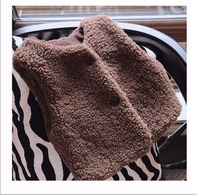 Baby Peuter Baby Meisjes Herfst Winter Baby Dikke Vest Meisjes Jongens Berber Fleece Vest Baby Meisje Winter Kleding 0-24M: Dark Brown / 24M