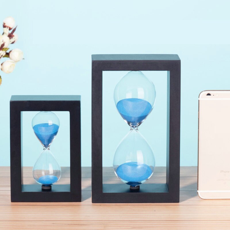 Multi Zweck Sanduhr Sanduhr Timer Verschiedene Rahmen und Sand Farbe 30/60 Minute für Dekoration Büro schreibtisch dekoration
